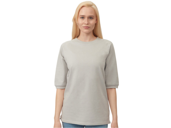 Футболка c рукавом реглан «Warsaw» унисекс, Размер S, Цвет жемчужно-серый