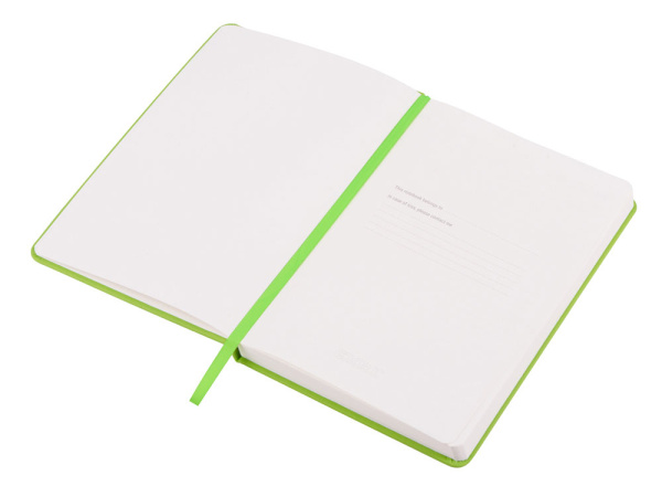 Бизнес-блокнот А5 «C2» soft-touch, Цвет зеленое яблоко