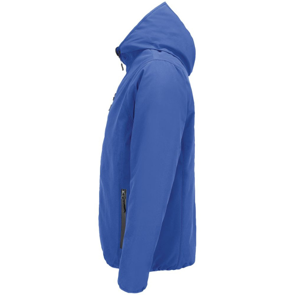 Куртка софтшелл с капюшоном мужская Falcon Men, ярко-синяя (royal), S–4XL