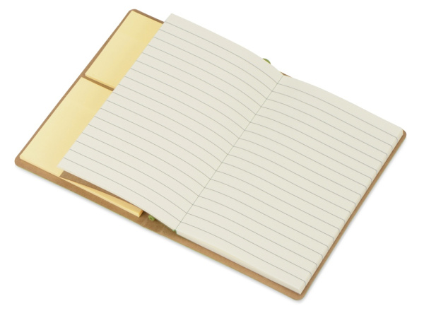 Набор стикеров А6 «Write and stick» с ручкой и блокнотом, Цвет зеленое яблоко