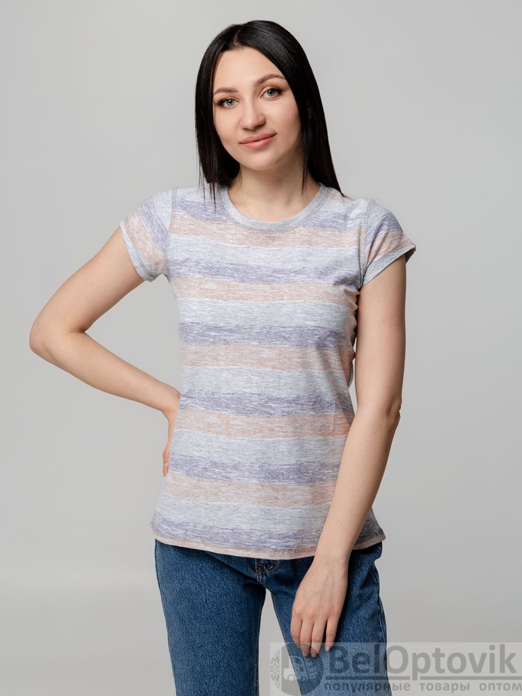 Футболка женская Rayet Lady двусторонняя, оранжевая с фиолетовым, S–XXL