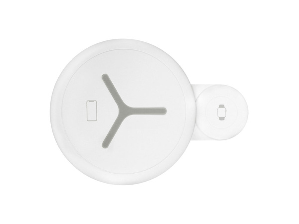 Беспроводное зарядное устройcтво «NEO Qwatch», Цвет белый