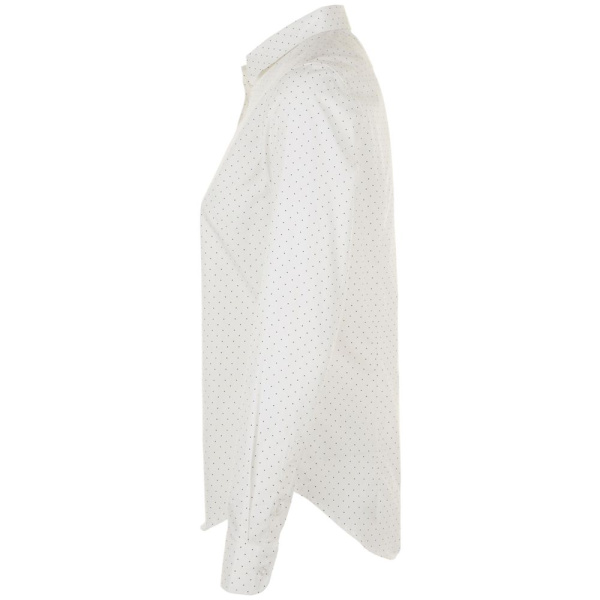 Рубашка женская Becker Women, белая с темно-синим, XS–XXL