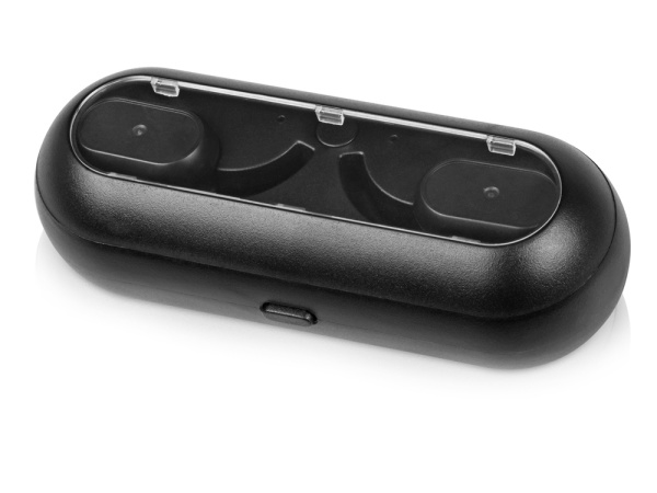 Беспроводные наушники «Pals» с зарядным чехлом, Цвет черный