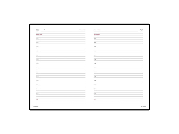 Ежедневник А5 недатированный «Leader», Размер A5, Цвет оранжевый