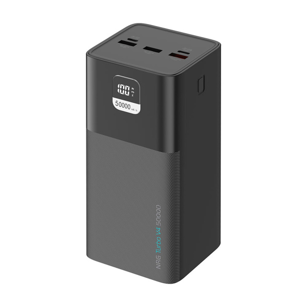 Внешний АКБ NRG Turbo V4 50000 мА-ч, дисплей, Размер 50000 mAh, Цвет черный