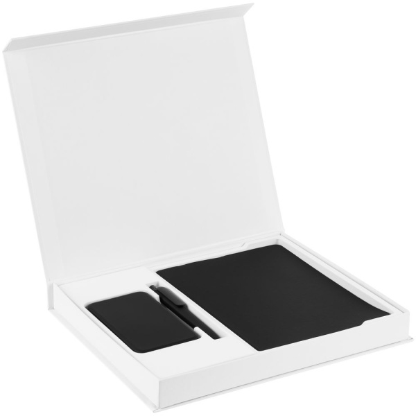 Коробка Daily Touch под ежедневник, аккумулятор и ручку, ver. 2, белая, 28х23,5х3,5 см
