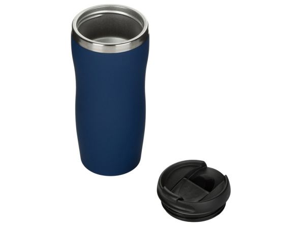 Термокружка «Double wall mug С1» soft-touch, 350 мл, Цвет темно-синий
