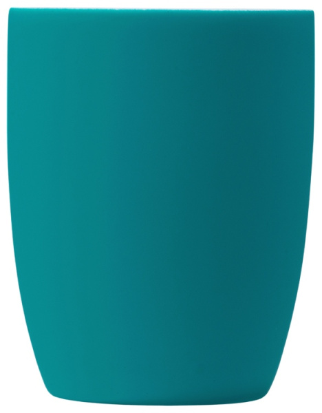 Кружка с покрытием soft-touch «Tulip Gum», Цвет бирюзовый