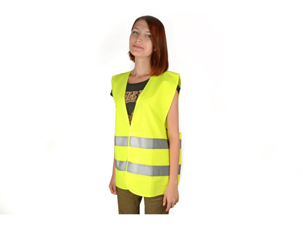 Жилет светоотражающий «Неон», Размер XL, Цвет неоновый желтый