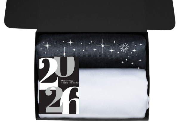 Подарочный набор «Re:Harmony» с палантином и термокружкой, Цвет белый