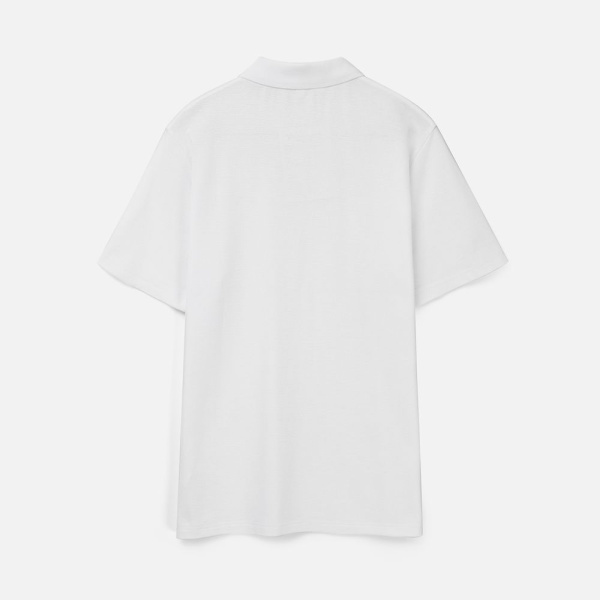 Рубашка поло унисекс Tervise, белая, S–3XL