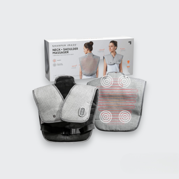 Массажер для шеи и плеч с подогревом для облегчения боли / Регулируемый уровень тепла