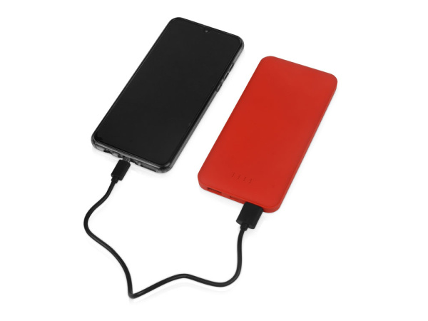 Внешний аккумулятор «NEO PB100», soft touch, 10000 mAh, Цвет красный