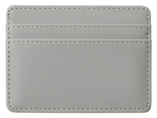 Картхолдер для двух карт и наличных денег с зажимом «Crave», Цвет светло-серый