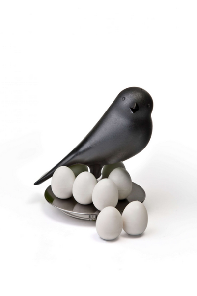 Набор магнитов Egg Sparrow 6в1, черный