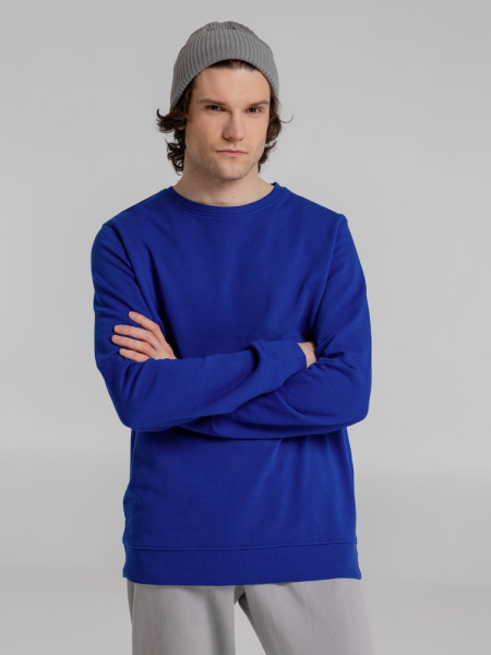 Свитшот унисекс BNC Inspire (Organic), ярко-синий, XS–3XL