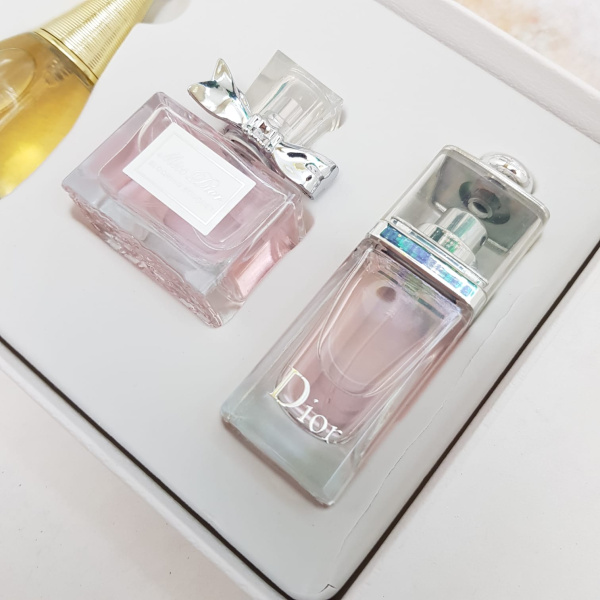 Подарочный набор духов Dior 3 аромата в мини-флаконах по 30 мл.