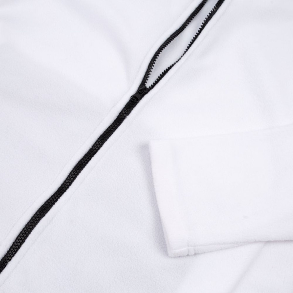 Куртка флисовая унисекс Manakin, белая, XS—XXL