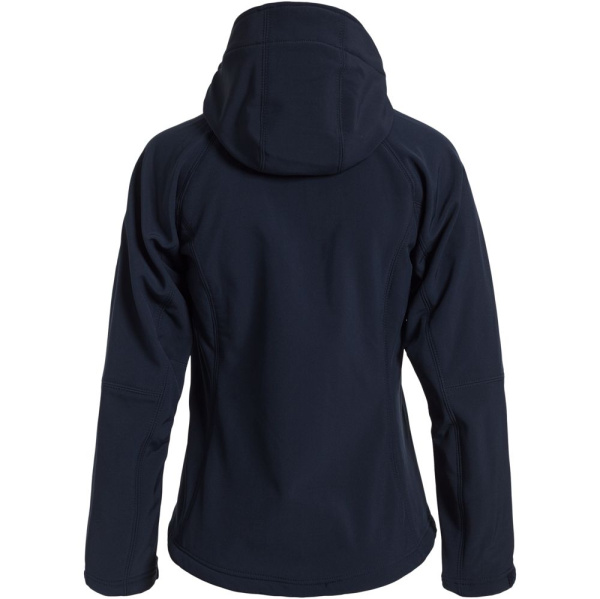 Куртка женская Hooded Softshell темно-синяя, XS – 2XL