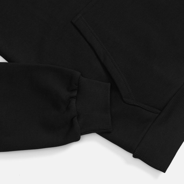 Худи унисекс оверсайз Daylero, черное, XS–4XL