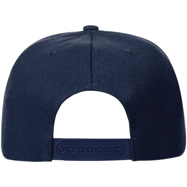 Бейсболка Snapback с прямым козырьком, темно-синяя, 56-58