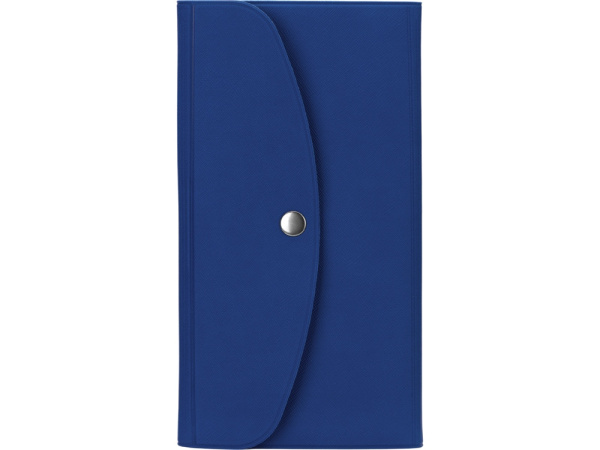 Дорожный органайзер на кнопке «Favor», Цвет синий