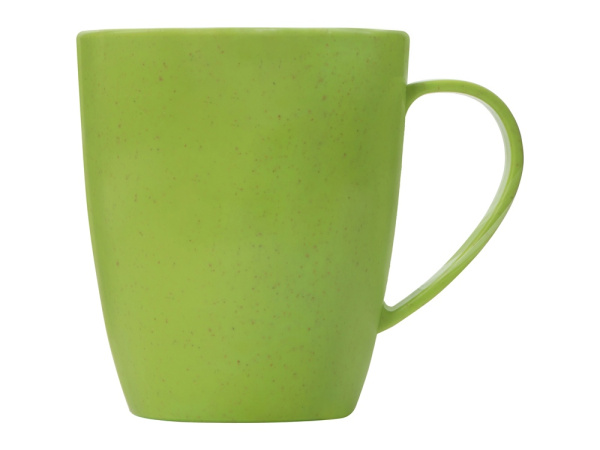Кружка из пшеничного волокна «Morning», Цвет зеленый