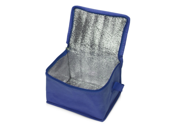 Сумка-холодильник Reviver из нетканого переработанного материала RPET, Цвет синий