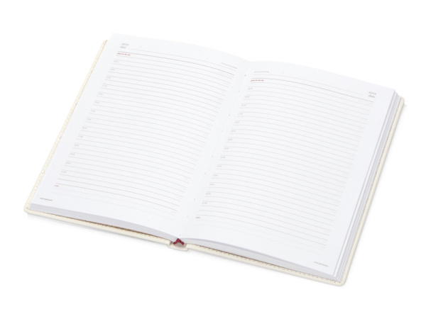 Ежедневник недатированный А5 «Velvet», Размер A5, Цвет белый