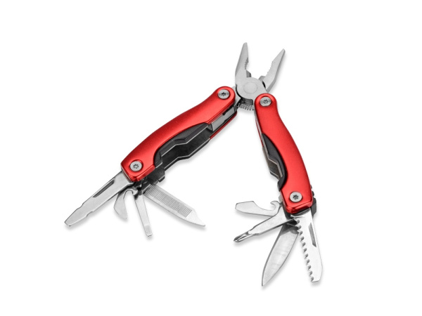 Мультиинструмент-пассатижи «Путешественник», Цвет красный/черный