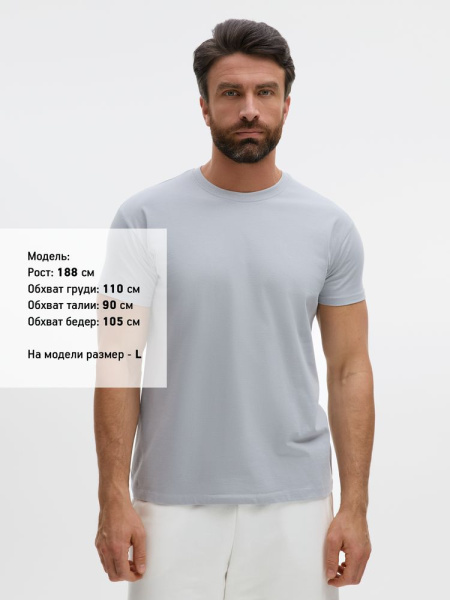 Футболка Imperial 190, серая, XS–XXL