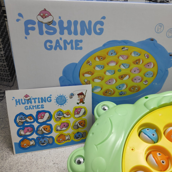 Настольная развивающая игра Рыбалка Fishing Game 685-02 (звук). Цвет MIX, 3+