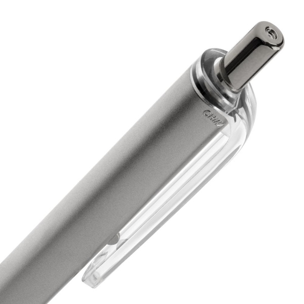 Ручка шариковая Easy Grip, серебристая, 14,2х1,4 см