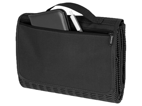 Плед для пикника «Module» с дышащей поверхностью, Цвет черный