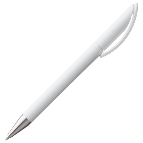 Ручка шариковая Prodir DS3 TPC, белая, 13,8х1 см