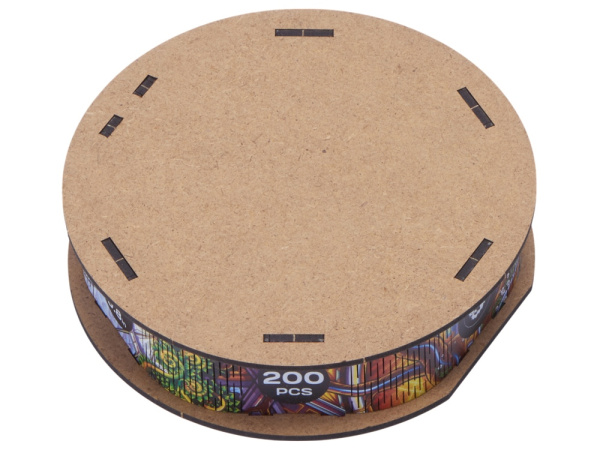 Деревянный пазл мандала «Дерево жизни», Цвет разноцветный