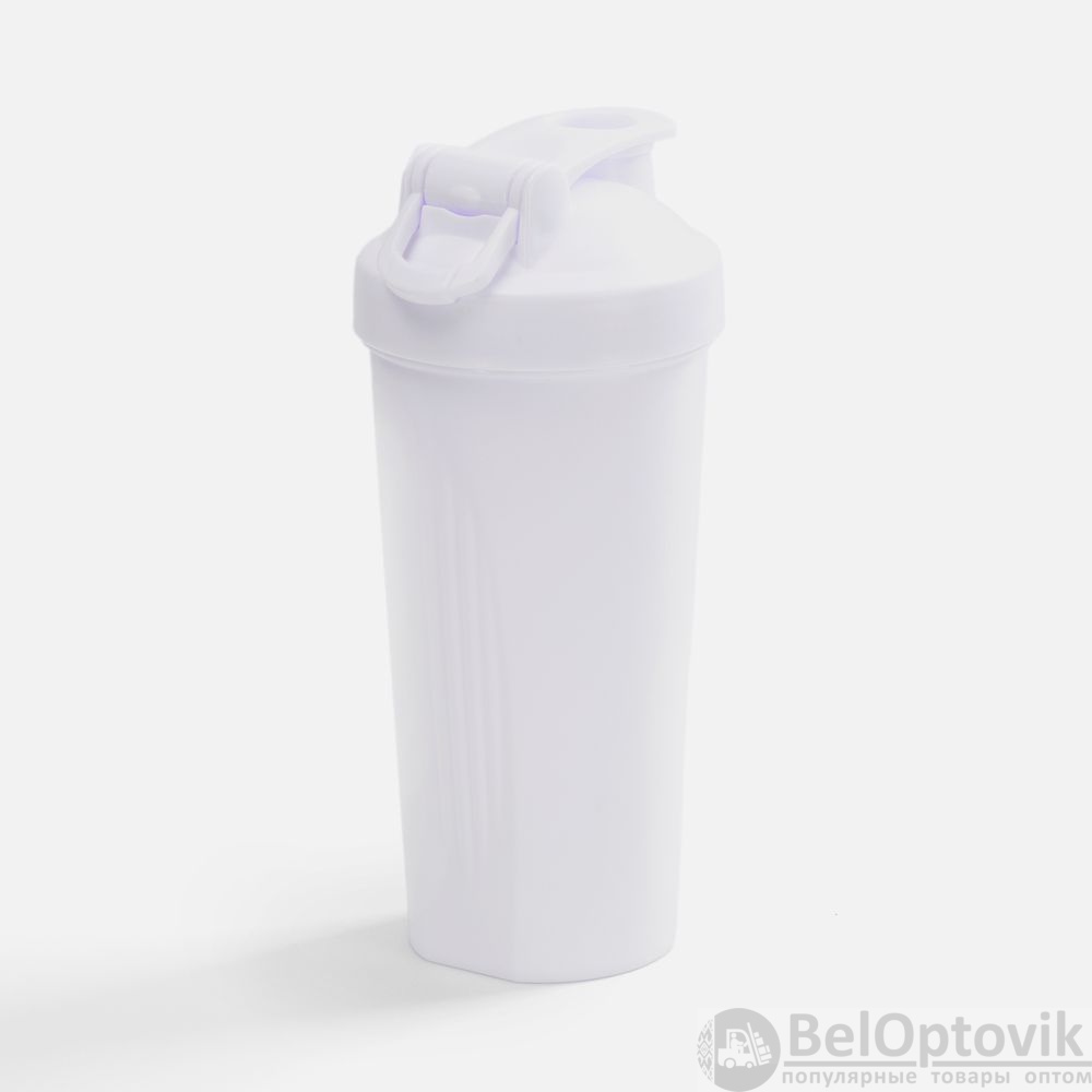 Спортивный шейкер Shake It Easy, белый, 21,5х9,5 см