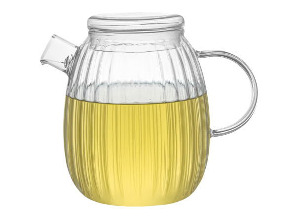 Стеклянный заварочный чайник с гранями «Prism», Цвет прозрачный