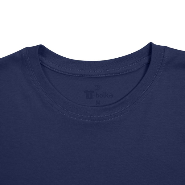 Футболка унисекс T-bolka 140, темно-синяя (кобальт), S–5XL