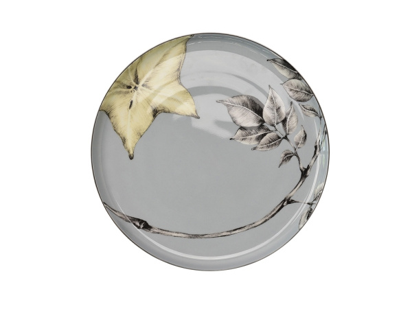 Тарелка «PLATE 2 BER», Цвет голубой/желтый