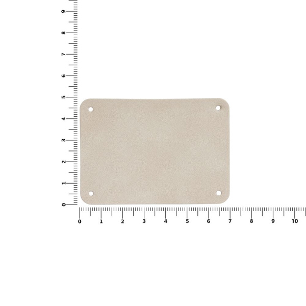 Лейбл Eta Nubuck Touch, XL, бежевый, 5х7 см