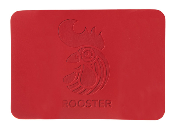 Патч «Прямоугольный», soft-touch, Цвет красный