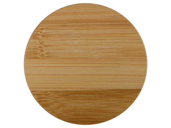 Заварочный чайник с бамбуковой крышкой «Sencha», Цвет прозрачный, коричневая крышка