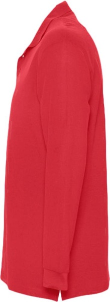Рубашка поло мужская с длинным рукавом Star 170, красная, S–XXL