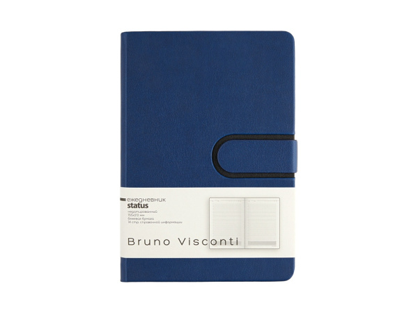 Ежедневник недатированный А5 «Status», Цвет темно-синий