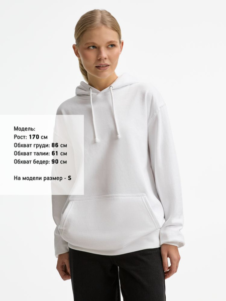 Худи унисекс Condor, белое, XS–5XL