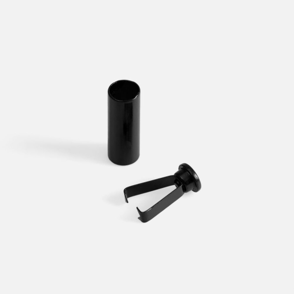 Наконечник для шнурка Nozzle, ver.2, черный, 0,5x2 см