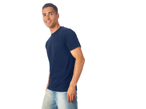 Футболка «Super Club» мужская, Размер S, Цвет темно-синий