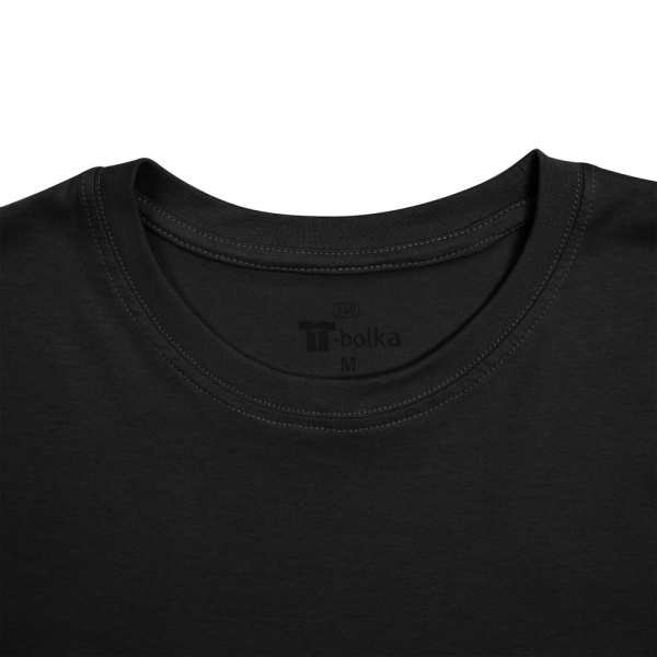 Футболка унисекс T-bolka 140, черная, S–4XL